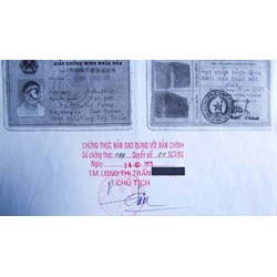 Thủ tục chứng thực bản sao CMND/CCCD được thực hiện như thế nào?