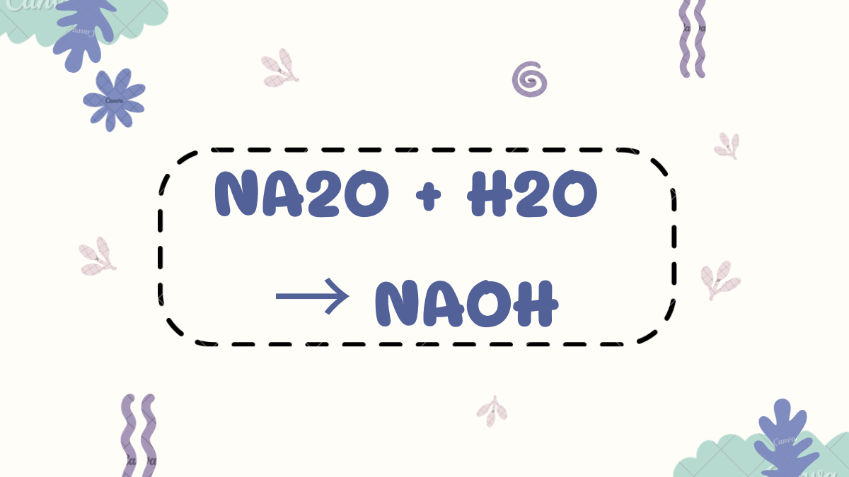 Na2O + H2O → NaOH | Phản ứng hoá học Na2O ra NaOH
