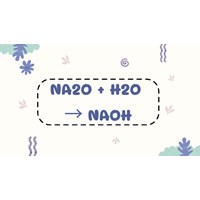 Na2O + H2O → NaOH | Phản ứng hoá học Na2O ra NaOH