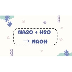 Na2O + H2O → NaOH | Phản ứng hoá học Na2O ra NaOH