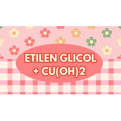 Phản ứng hoá học Etilen Glicol + Cu(OH)2