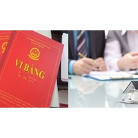 Vi bằng có thay thế văn bản công chứng, chứng thực được không?