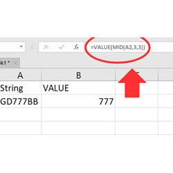 Hướng dẫn cách sử dụng hàm VALUE trên Excel cực đơn giản