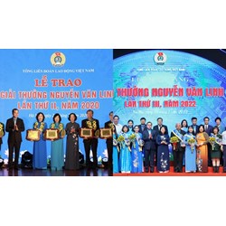 Đối tượng được nhận giải thưởng Nguyễn Văn Linh từ tổ chức công đoàn
