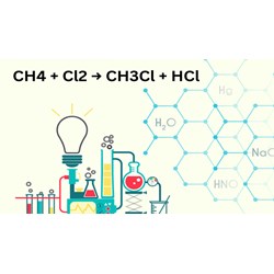 CH4 + Cl2 → CH3Cl + HCl | Phản ứng hóa học CH4 ra CH3Cl