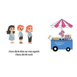 Giao dịch dân sự của người chưa đủ 06 tuổi