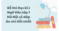 Đề thi Học kì 1 Ngữ Văn lớp 7 Hà Nội có đáp án chi tiết nhất