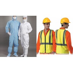 Quy định về mẫu thử lấy từ vật liệu làm trang phục bảo vệ