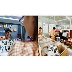 Hỏng biến số xe định danh thì chủ xe có thể ra tiệm làm lại biển mới không?