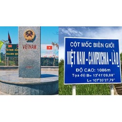 Có những loại biển báo gì trong khu vực biên giới đất liền?