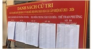 Lập danh sách cử tri là cán bộ, cử tri khi bỏ phiếu ở nơi khác