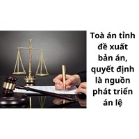 Toà án tỉnh đề xuất bản án, quyết định là nguồn phát triển án lệ