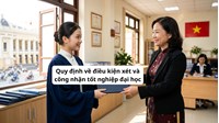 Quy định về điều kiện xét và công nhận tốt nghiệp đại học