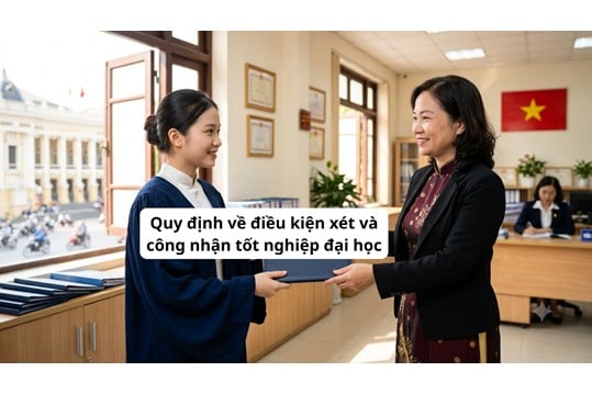 Quy định về điều kiện xét và công nhận tốt nghiệp đại học