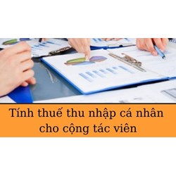 Hướng dẫn tính thuế TNCN cho công tác viên nhập liệu tại nhà?