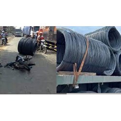 Mức phạt xe tải chở sắt thép gây mất an toàn giao thông