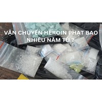 Vận chuyển 12 bánh heroin thì sẽ bị phạt tù bao nhiêu năm?