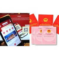 Tài khoản định danh điện tử (VNeID) đã được tích hợp sổ đỏ chưa?