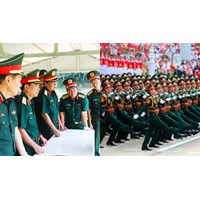 Ai trao quyết định thăng quân hàm Trung tướng với Hiệu trưởng Trường sĩ quan chính trị?