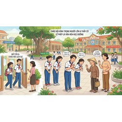 Nghị luận xã hội về ý thức chào hỏi của học sinh hiện nay siêu hay