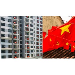 Có phải treo cờ Tổ Quốc vào ngày kỷ niệm Tổng tuyển không?