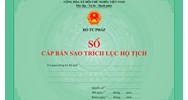 Quy định về thủ tục đề nghị cấp bản sao trích lục hộ tịch