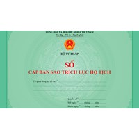 Quy định về thủ tục đề nghị cấp bản sao trích lục hộ tịch