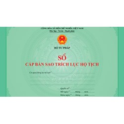 Quy định về thủ tục đề nghị cấp bản sao trích lục hộ tịch