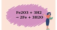 Fe2O3 + H2 → Fe + H2O | Phương trình hoá học Fe2O3 ra Fe
