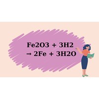 Fe2O3 + H2 → Fe + H2O | Phương trình hoá học Fe2O3 ra Fe