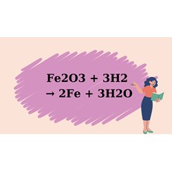 Fe2O3 + H2 → Fe + H2O | Phương trình hoá học Fe2O3 ra Fe