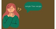 Sui gia hay Xui gia là đúng chính tả tiếng Việt?