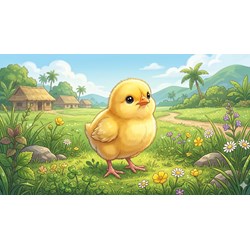 Tả chú gà con siêu hay, đạt điểm cao - Tập làm văn lớp 4