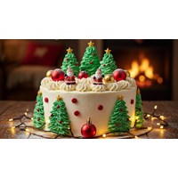 Cách trang trí bánh kem Noel cực kỳ đẹp mắt cho dịp Giáng sinh