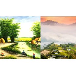 So sánh cảnh thiên nhiên trong bài Tây Tiến và Đây thôn Vĩ Dạ