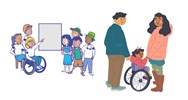 Các quốc gia làm gì để bảo vệ sự an toàn cho người khuyết tật là trẻ em khi có chiến tranh?