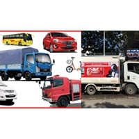 Quy định về dán nhãn hiệu trên phương tiện giao thông? Bị phạt như thế nào khi quảng cáo trên nóc xe
