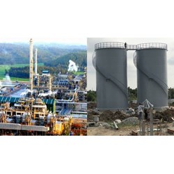 Tại khoảng an toàn công trình dầu khí trên đất liền được trồng cây?