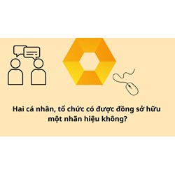 Hai cá nhân, tổ chức có được đồng sở hữu một nhãn hiệu không?