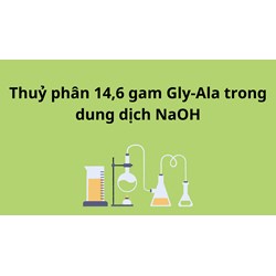 Thủy phân 14,6 gam Gly-Ala trong dung dịch NaOH dư, thu được m