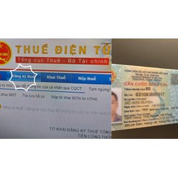 Thay đổi thông tin đăng ký thuế từ CMND sang CCCD online thế nào?