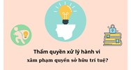 Ai có thẩm quyền xử lý hành vi xâm phạm quyền sở hữu trí tuệ?