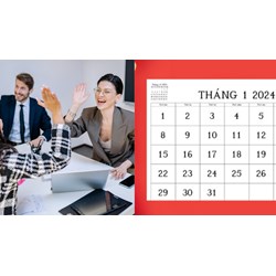 Thứ mấy người lao động phải đi làm lại sau Tết Tây năm 2024?