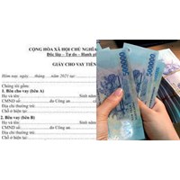 Vay tiền bằng đánh máy có giá trị pháp lý hay không?