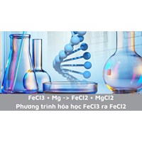FeCl3 + Mg → FeCl2 + MgCl2 | Phương trình hoá học FeCl3 ra FeCl2