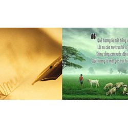 Tập làm một bài thơ lục bát - Ngữ văn lớp 6