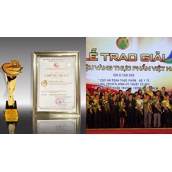 Không tặng Giải Thương hiệu vàng Thực phẩm cho doanh nhân khi nào?