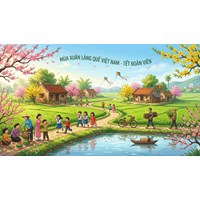Cảm nhận về cảnh sắc và không khí mùa xuân ở quê hương em