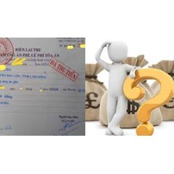 Nghĩa vụ nộp tiền tạm ứng chi phí thông báo văn bản tố tụng hành chính?