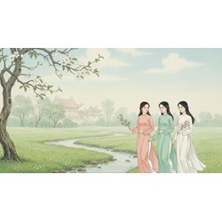 Phân tích 4 câu thơ đầu Cảnh ngày xuân chọn lọc hay nhất